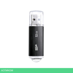 USB Flash-накопитель Silicon-Power Ultima U02 32GB черный (SP032GBUF2U02V1K)