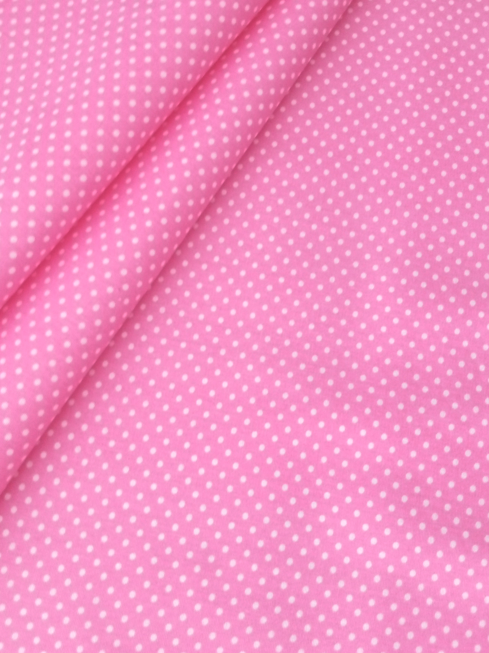 Ткань бязь плательная, рис. "Горох 2 мм", ширина 150 см, арт. 610