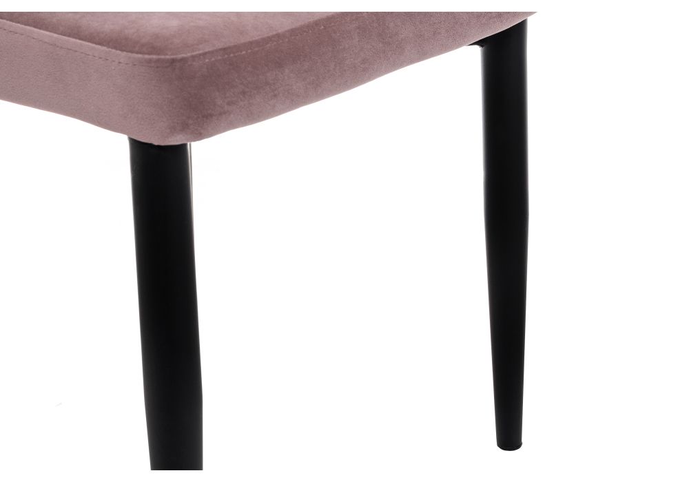 Стул на металлокаркасе Kora light purple / black