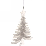 Подвеска «Елочка» 14 см, белый