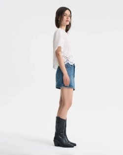 Юбка-мини джинсовая