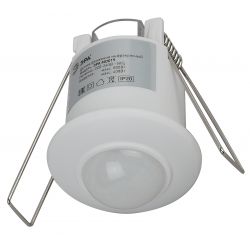 Датчик движения ЭРА MD 019 белый, мощность 1200 Вт, 360 гр.,6М,IP20