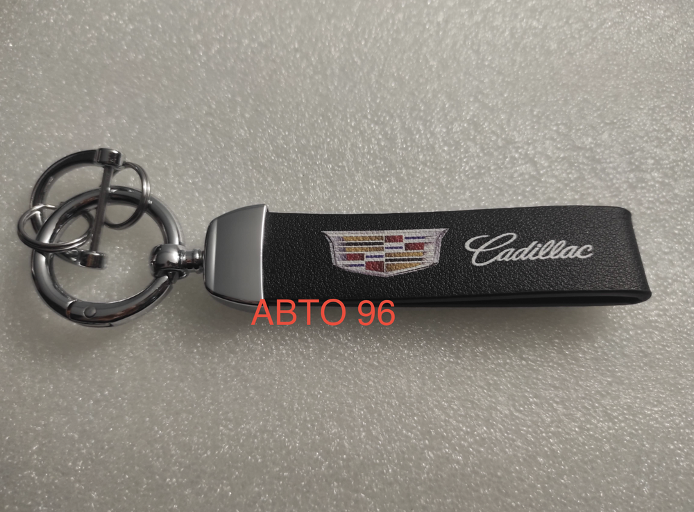 Cadillac / брелок автомобильный для ключей, карабин, петля (Титан) (1 шт.) Оптом