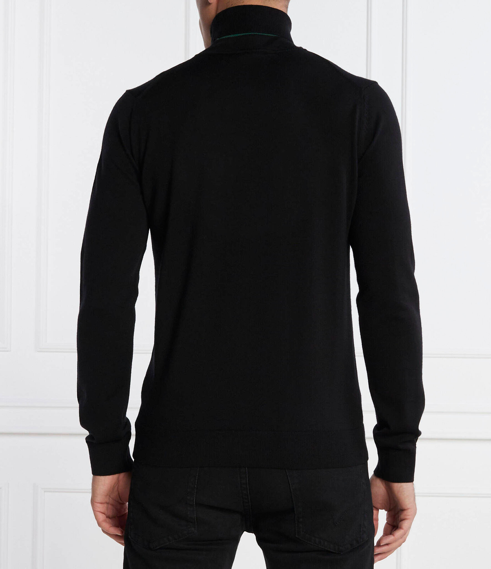 Хлопковый гольф Lacoste - черный(AH1959)