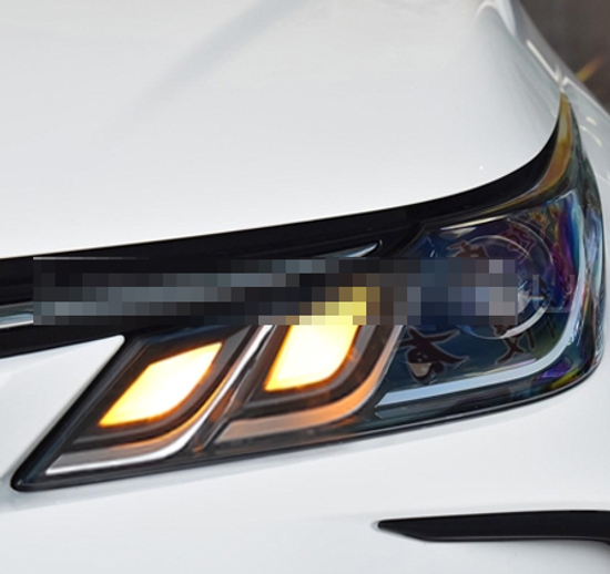 Передние фары Тойота Королла Е210 2019-2021 V2 type [Комплект Л+П; ходовые огни; электрокорректор; FULL LED]