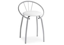 Стул на металлокаркасе Tankard белый полимер / светлый мусс