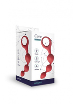 Анальные силиконовые шарики Moons (бордовый) (Цвет: бордовый)