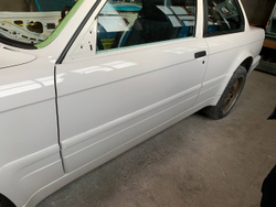 BMW E30 Mtech2 Накладки на двери купе ПП (Реплика "Стекловолокно")