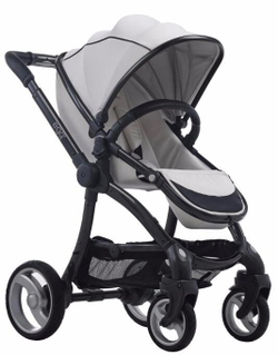 Детская коляска Egg 2 в 1 Camo Grey & Anodised