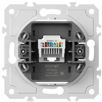 Механизм розетки RJ45 одиночная cat.5/ClassE-8,  серия DB