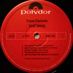 The Who - Face Dances (Скандинавия 1981г.)