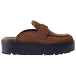 PRADA Closed Toe Slippers Women"s Cocoa Brown