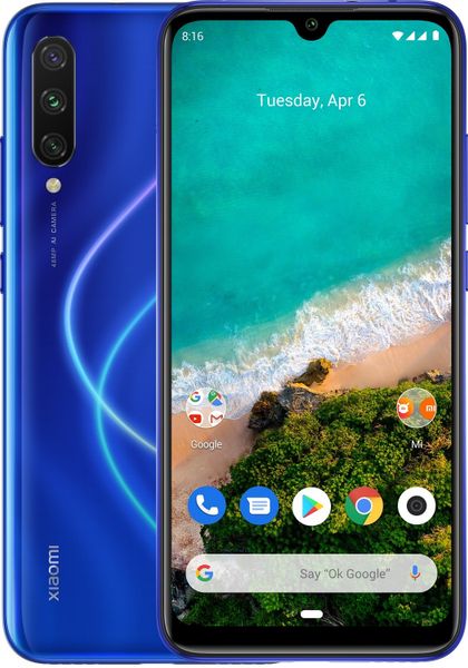 Смартфон Xiaomi Mi A3 4/128GB (Синий) Global Version