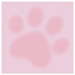 Блок для записей "Paw", 8,5*8,5см, 100л., на склейке, MESHU