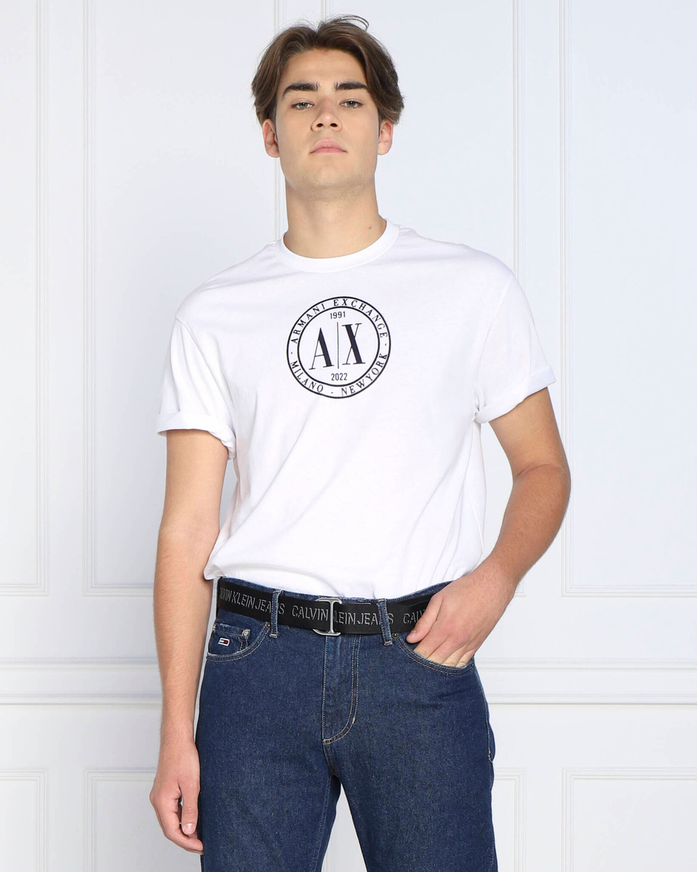 футболка Armani Exchange - белый(6LZTLE ZJGAZ)