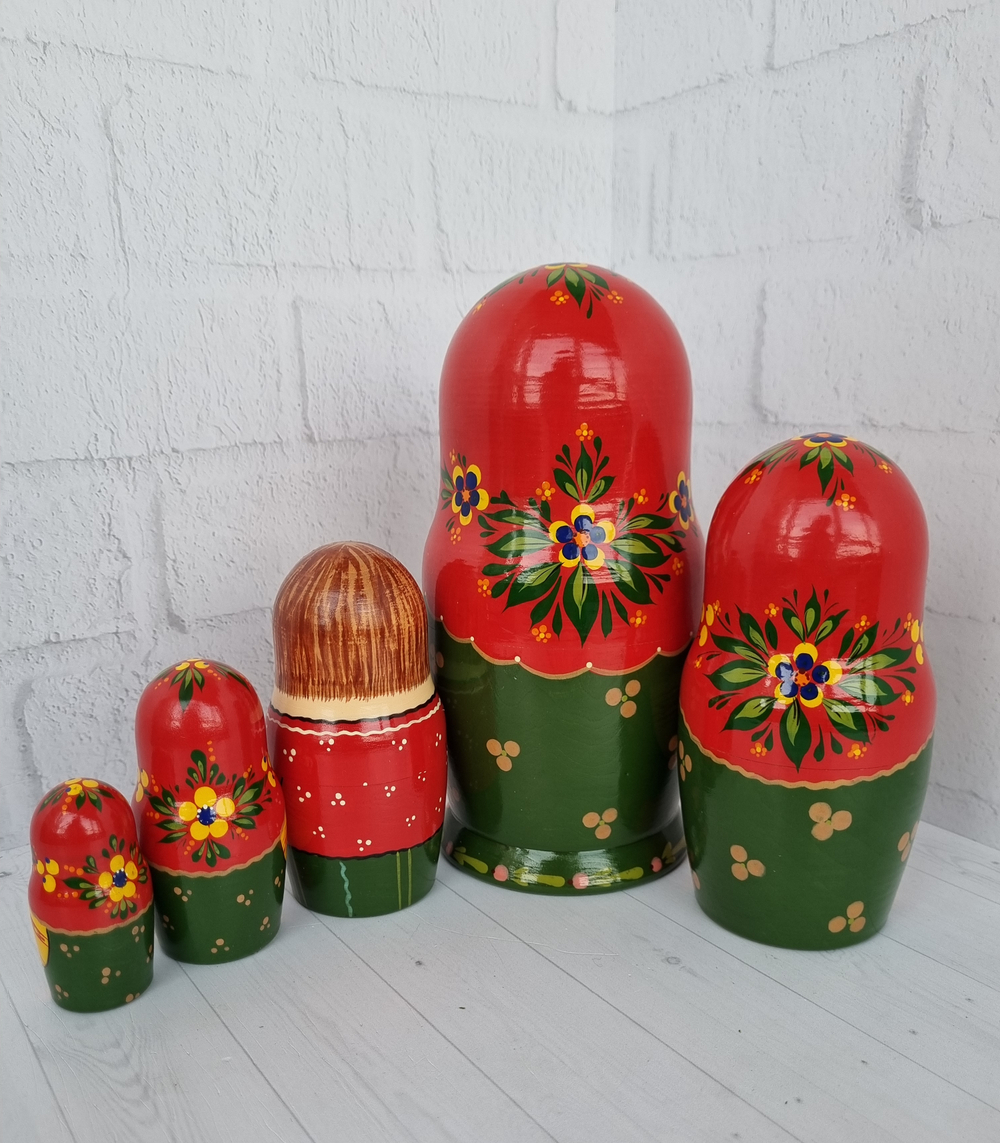 Матрешка "с курочкой" традиция 5мест