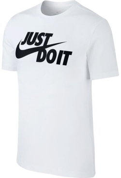 Мужская теннисная футболка Nike NSW Tee Just Do It Swoosh M - белый
