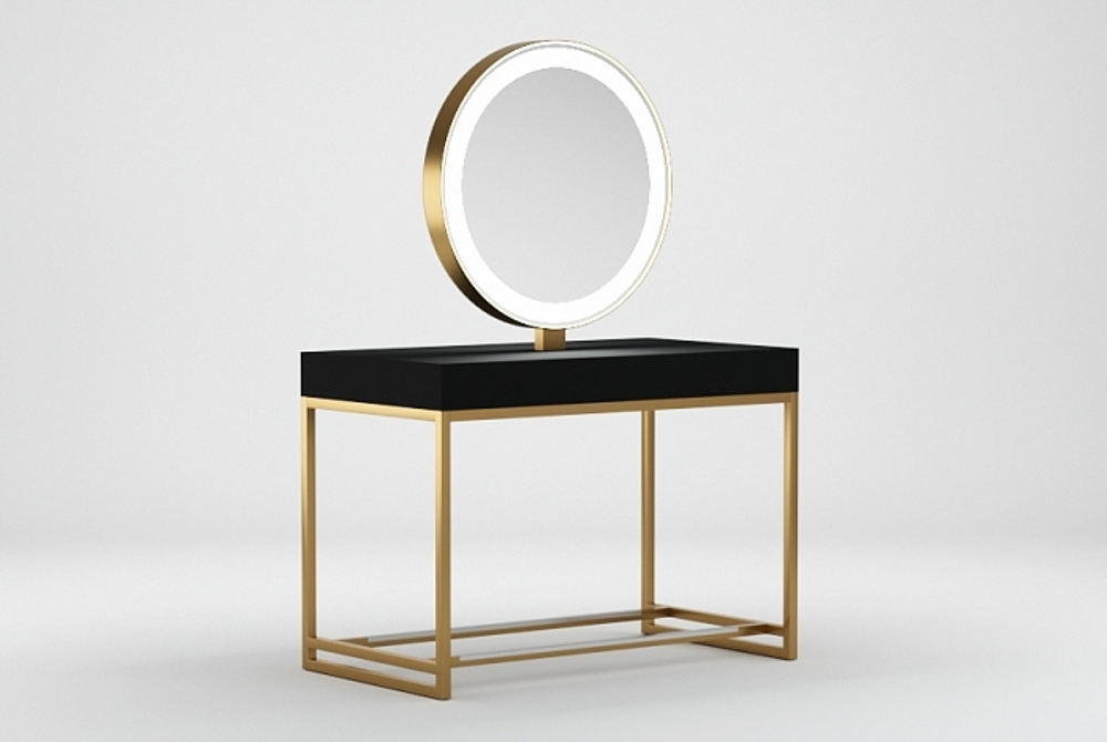 Зеркало парикмахерское двухстороннее Crocus Princess Aura