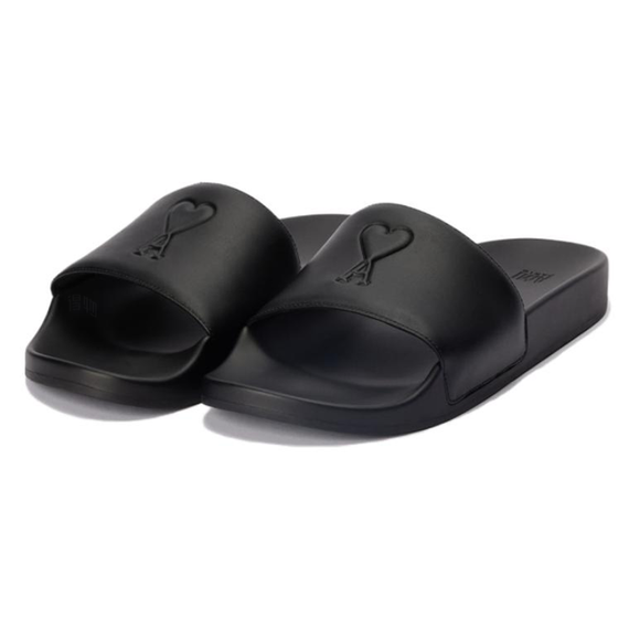 Amiparis Round Toe Slide 'Black'