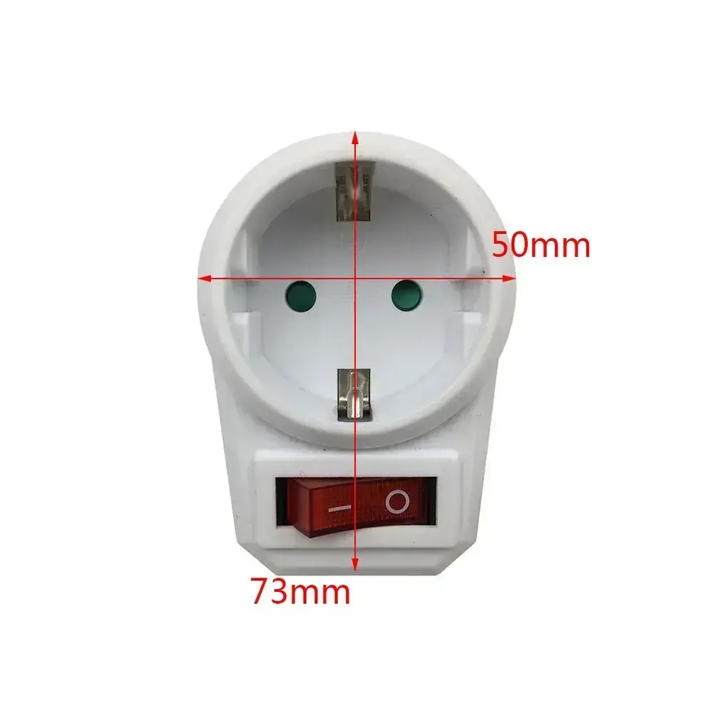 Штепсельная розетка европейского стандарта немецкого с преобразованием мощности выключателем