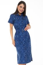 Платье-рубашка Дарина Люкс (деним) Diolche