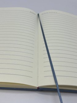 Блокнот В5 25*17см 80 л серо-голубой (201688429-7)