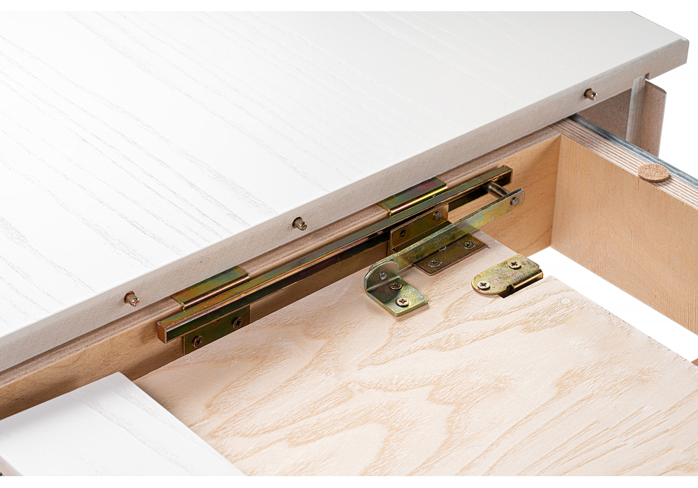 Стол деревянный Woodville Сайрус молочный