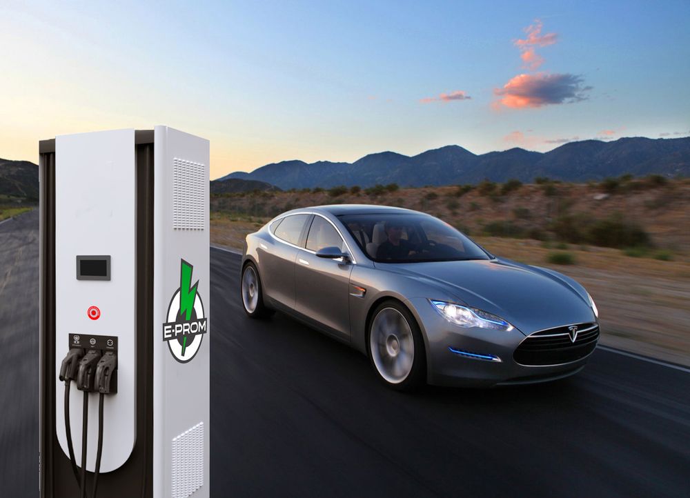 Зарядная станция E-PROM 120кВт напольная (E-PROM-120-pole) - 2