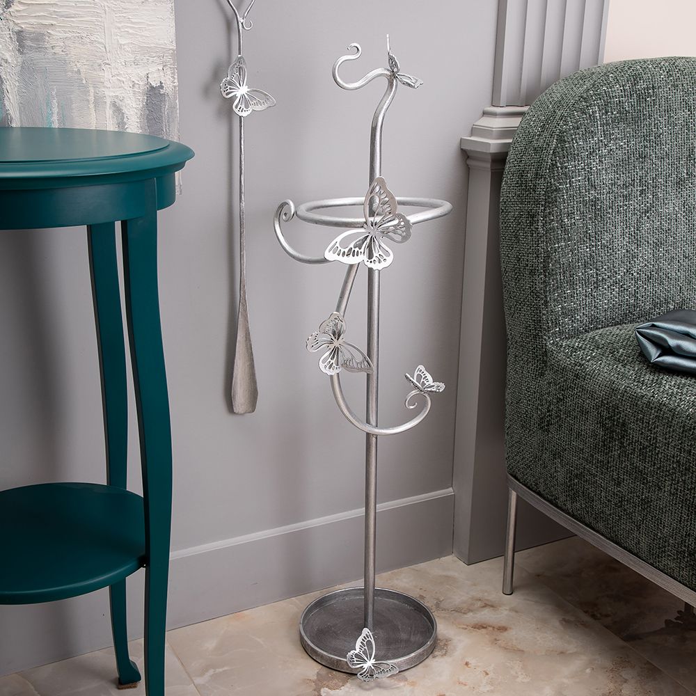 Зонтница Бабочка Эир Античное серебро