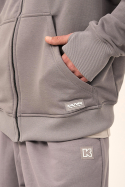 Толстовка KUL'TURA "ZIPPER" Ртуть