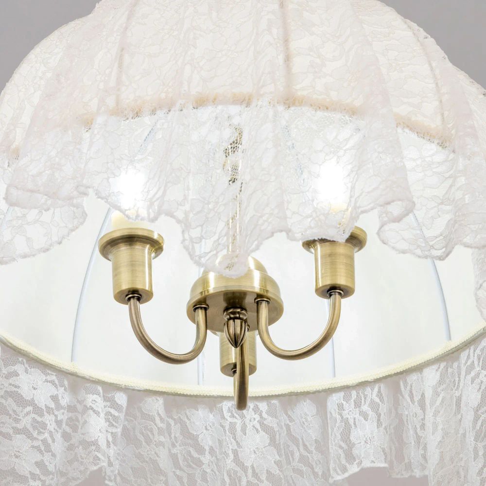 Citilux Базель CL407134 Люстра подвесная с абажуром Кружево