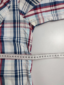 Рубашка практичная в клетку 46 размер