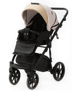 Детская коляска Adamex Nola 3 в 1 N-PS145 (БЕЖ + БЕЖ.- КОЖА)