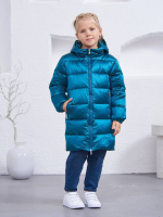 Детское пальто для девочки Buba Light Blue