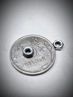 Гайка М3 шестигранная, стальная (оцинкованная) DIN934 - 50 штук (размер под ключ 5,5мм)