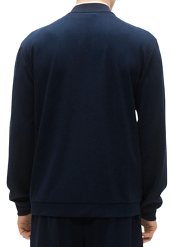 Мужская теннисная кофта EA7 Tennis Jersey Zipper - armani blue