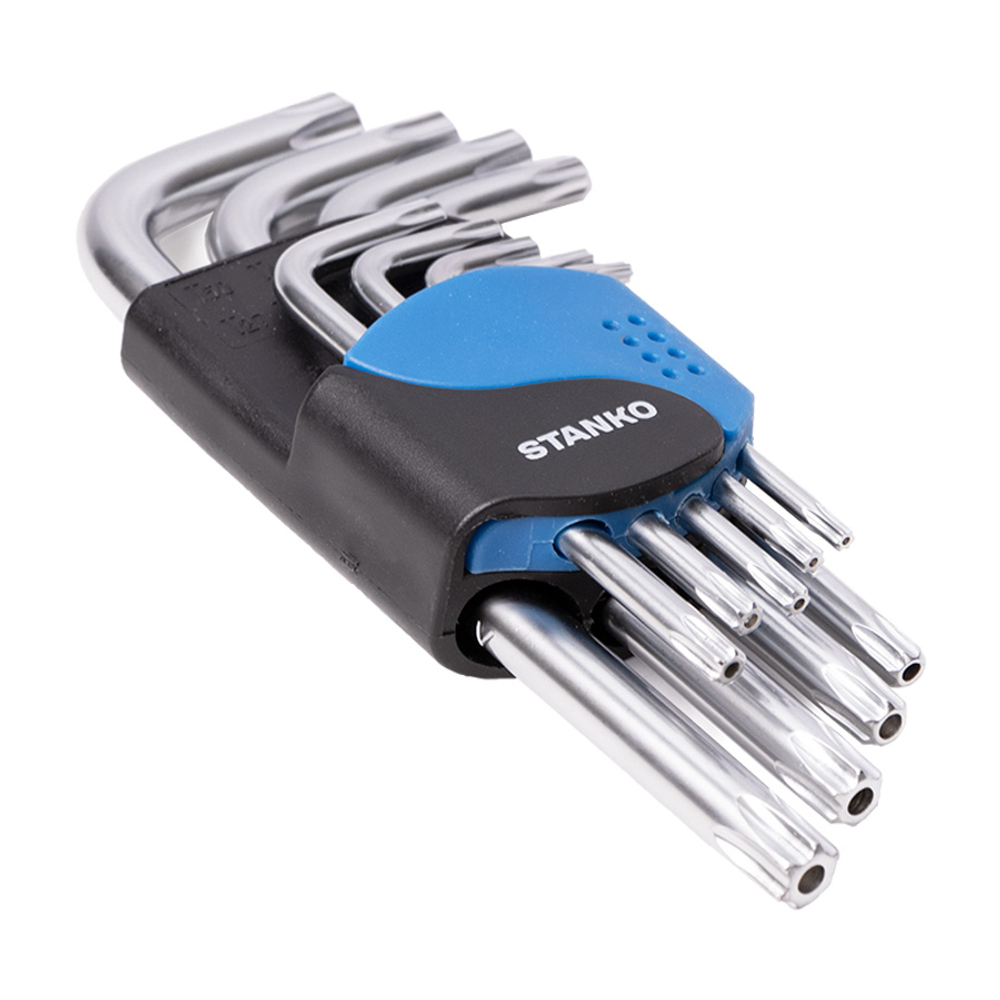 Набор угловых ключей Torx коротких 9шт. STANKO CS11129S