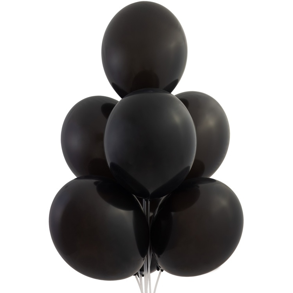 Черный воздушный шар, 36 см