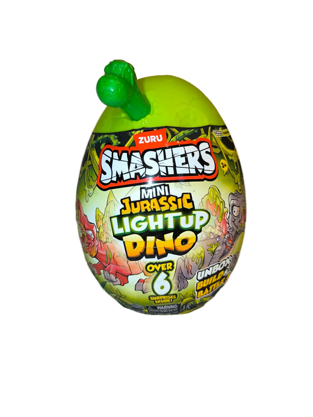 ZURU Smashers 74107 Mini Jurassic Light-Up Dino — мини-динозавр со светом, яйцо-сюрприз