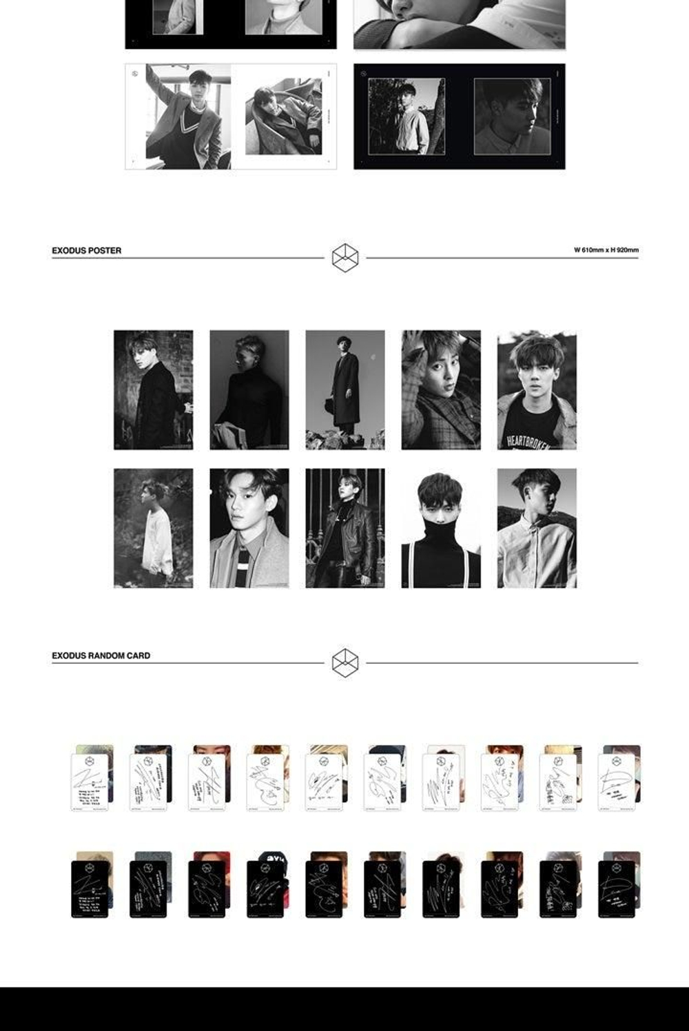 Альбом EXO - EXODUS 2nd Album CHINESE Version