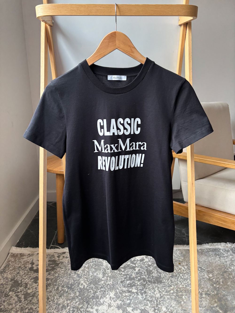 Хлопковая футболка MaxMara, S