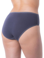 Трусики-слипы с принтом в горошек (Размер: XXL) (Цвет: темно-серый)