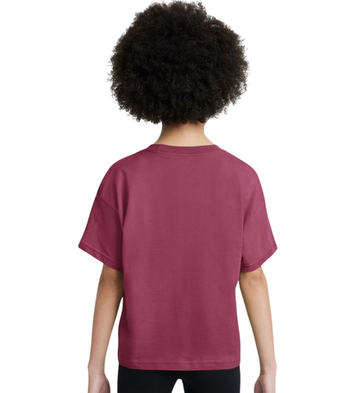 Футболка для мальчика теннисная Nike Kids Sportswear Essential - sweet beet