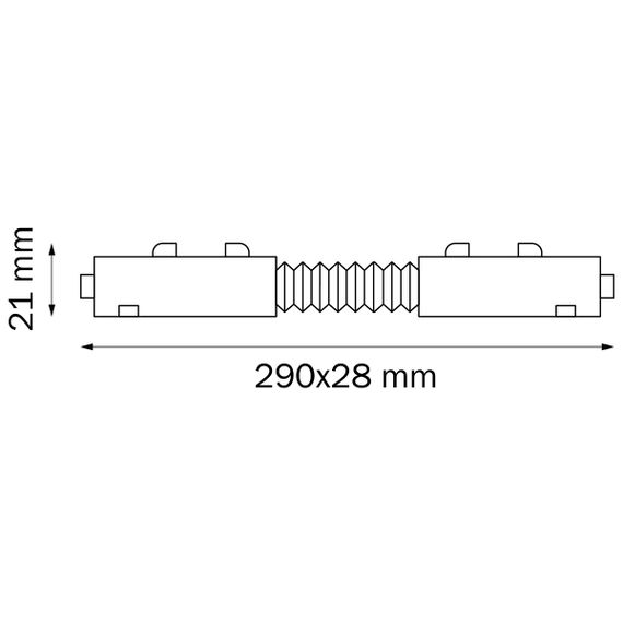 Соединитель гибкий для однофазного трека Lightstar Teta 505156