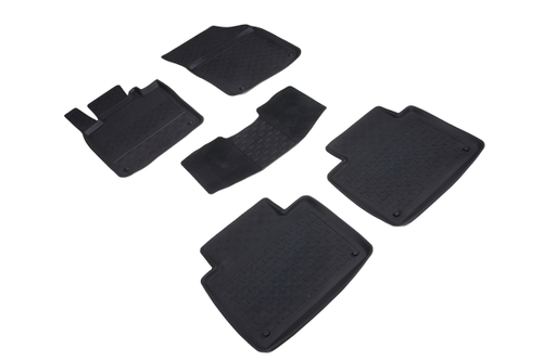 Резиновые коврики с высоким бортом для Volvo V90 Cross Country 2016-н.в. Seintex.88568