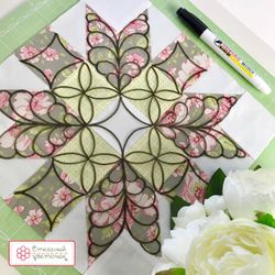 Набор листов для рисования дизайна стежки (арт. T41)