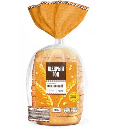 Хлеб пшеничный нарезанный 500г