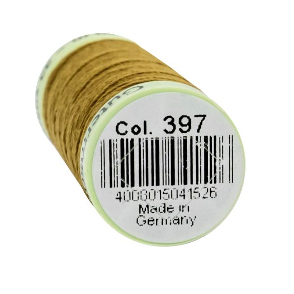 Нитки отделочные Gutermann Top Stitch 30 (30 метров), 5 кат. | 397 т.горчичный