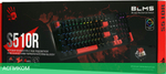 Клавиатура A4Tech Bloody S510R Fire Black/blms Red