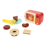 Микроволновка с аксессуарами, красная, коробка 185-89